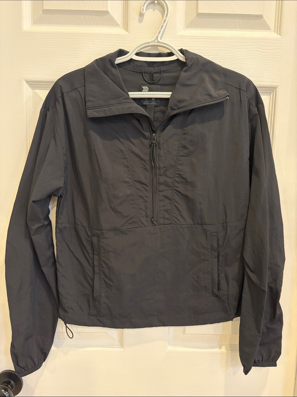 Lightweight Half-Zip Anorak Jacket - Dark Gray